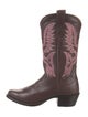 Miron Crosby Leather Printed Western Boots