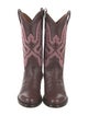 Miron Crosby Leather Printed Western Boots
