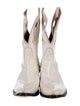 Miron Crosby x prabal gurung Patent Leather Western Boots