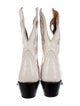 Miron Crosby x prabal gurung Patent Leather Western Boots