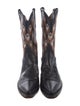 Miron Crosby Leather Printed Western Boots