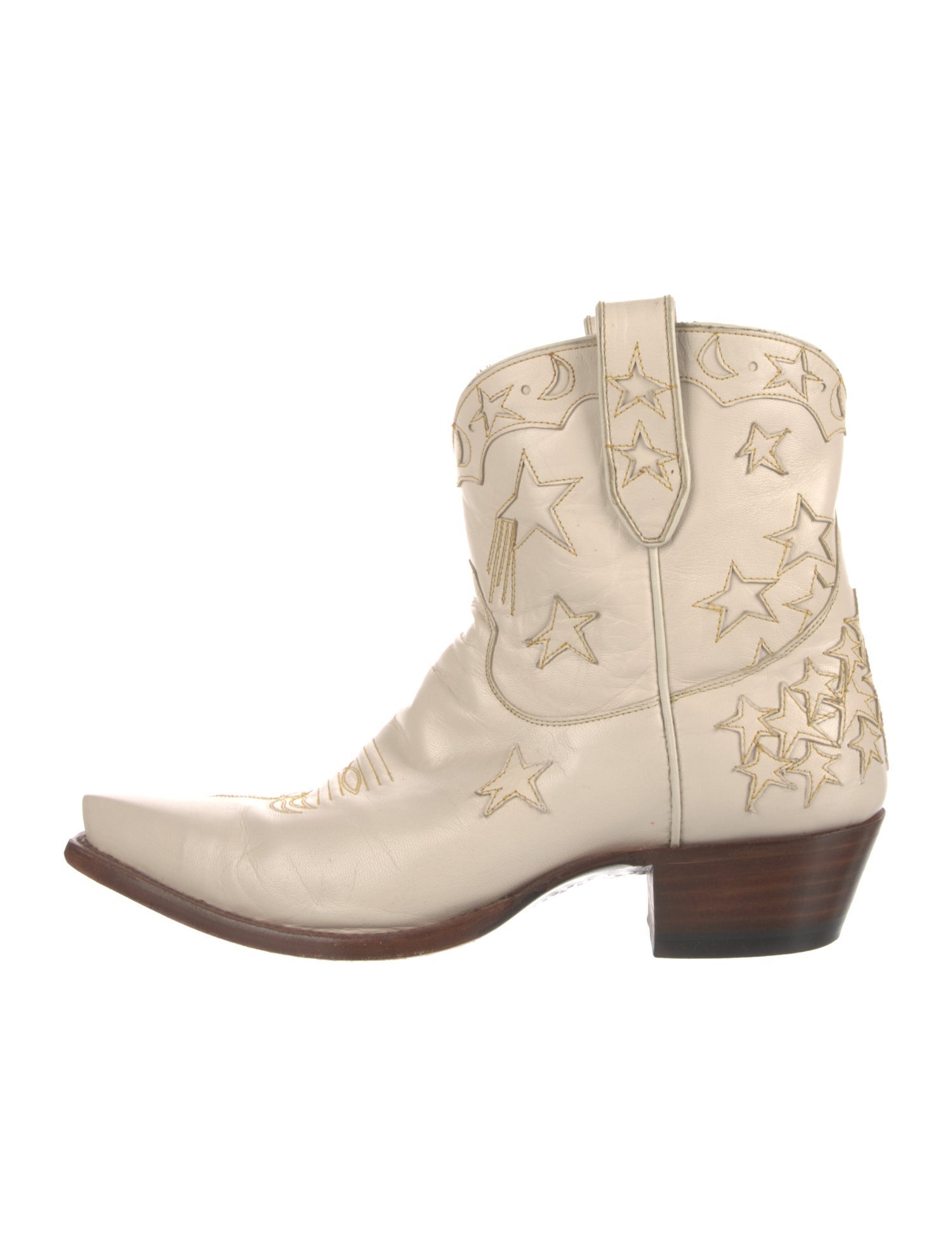 Miron Crosby Leather Patterned Western Boots