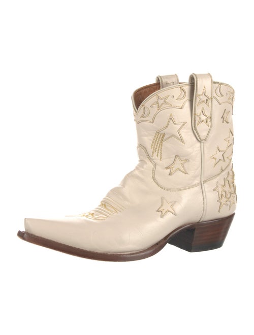 Miron Crosby Leather Patterned Western Boots
