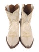Miron Crosby Leather Patterned Western Boots