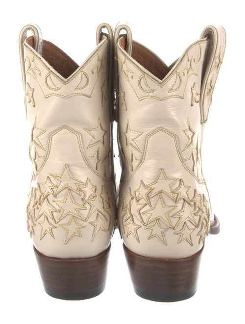 Miron Crosby Leather Patterned Western Boots