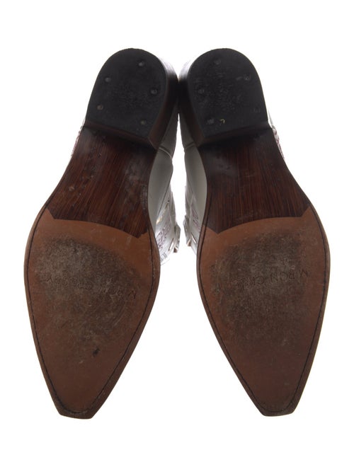 Miron Crosby Leather Printed Western Boots