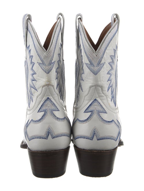 Miron Crosby Leather Patterned Western Boots