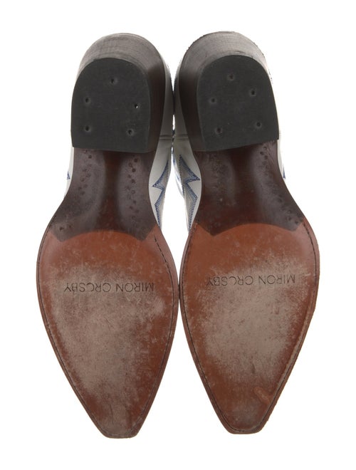 Miron Crosby Leather Patterned Western Boots