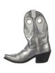 Miron Crosby Leather Animal Print Western Boots