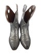 Miron Crosby Leather Animal Print Western Boots
