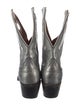 Miron Crosby Leather Animal Print Western Boots