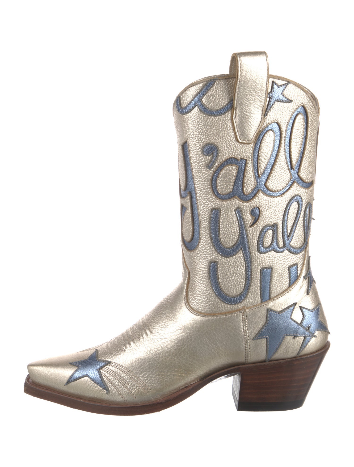 Miron Crosby Leather Printed Western Boots