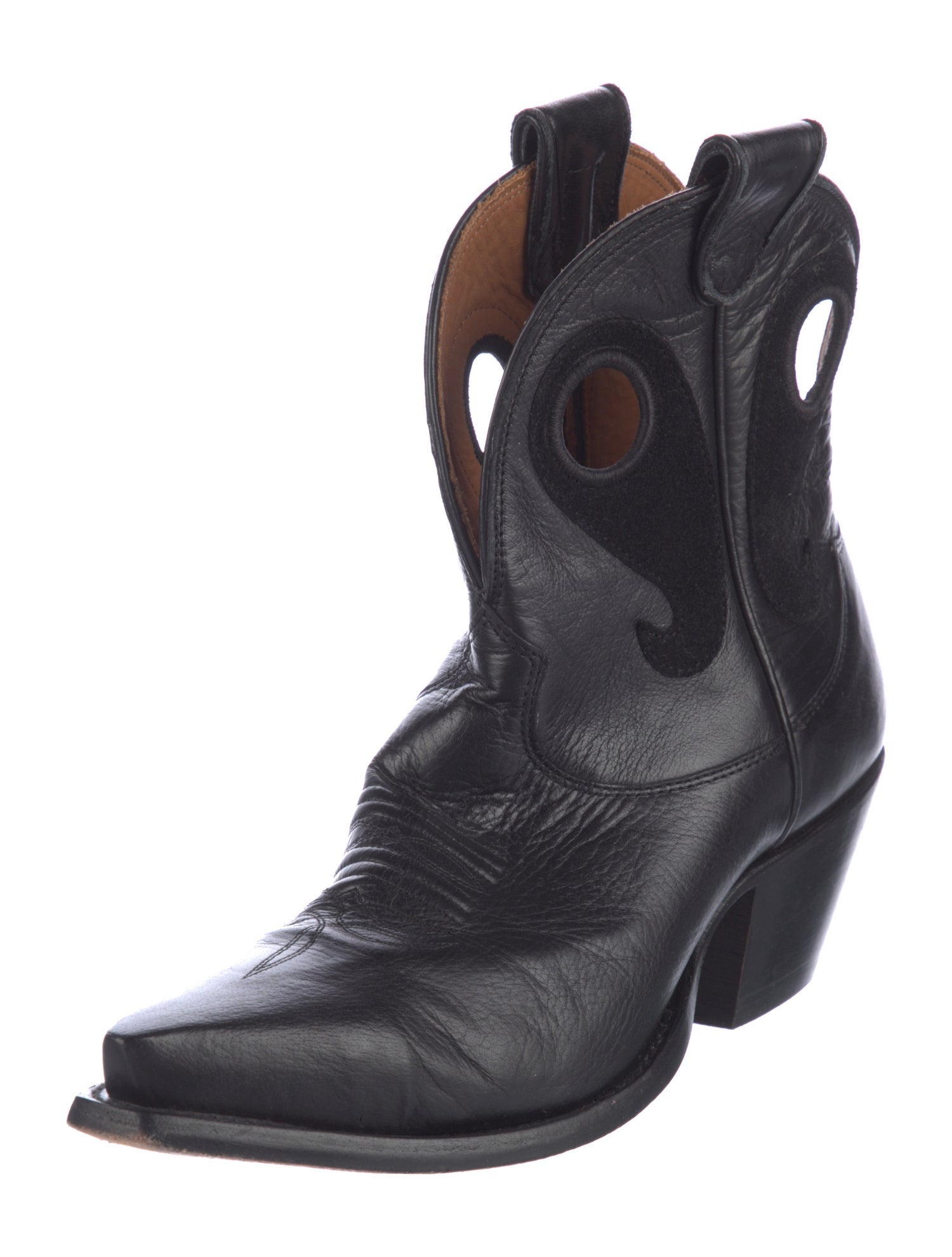 Miron Crosby Leather Western Boots