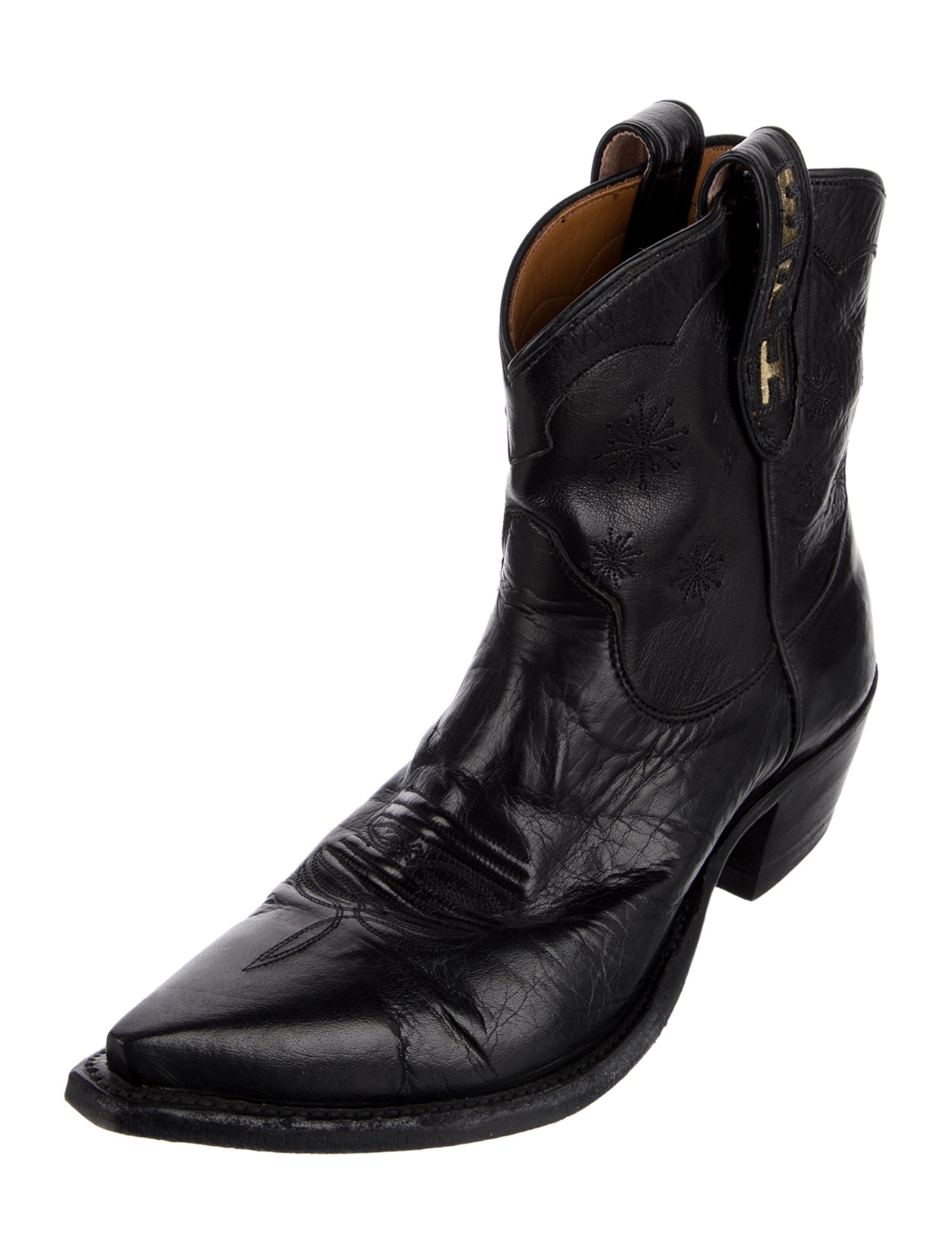 Miron Crosby Leather Western Boots