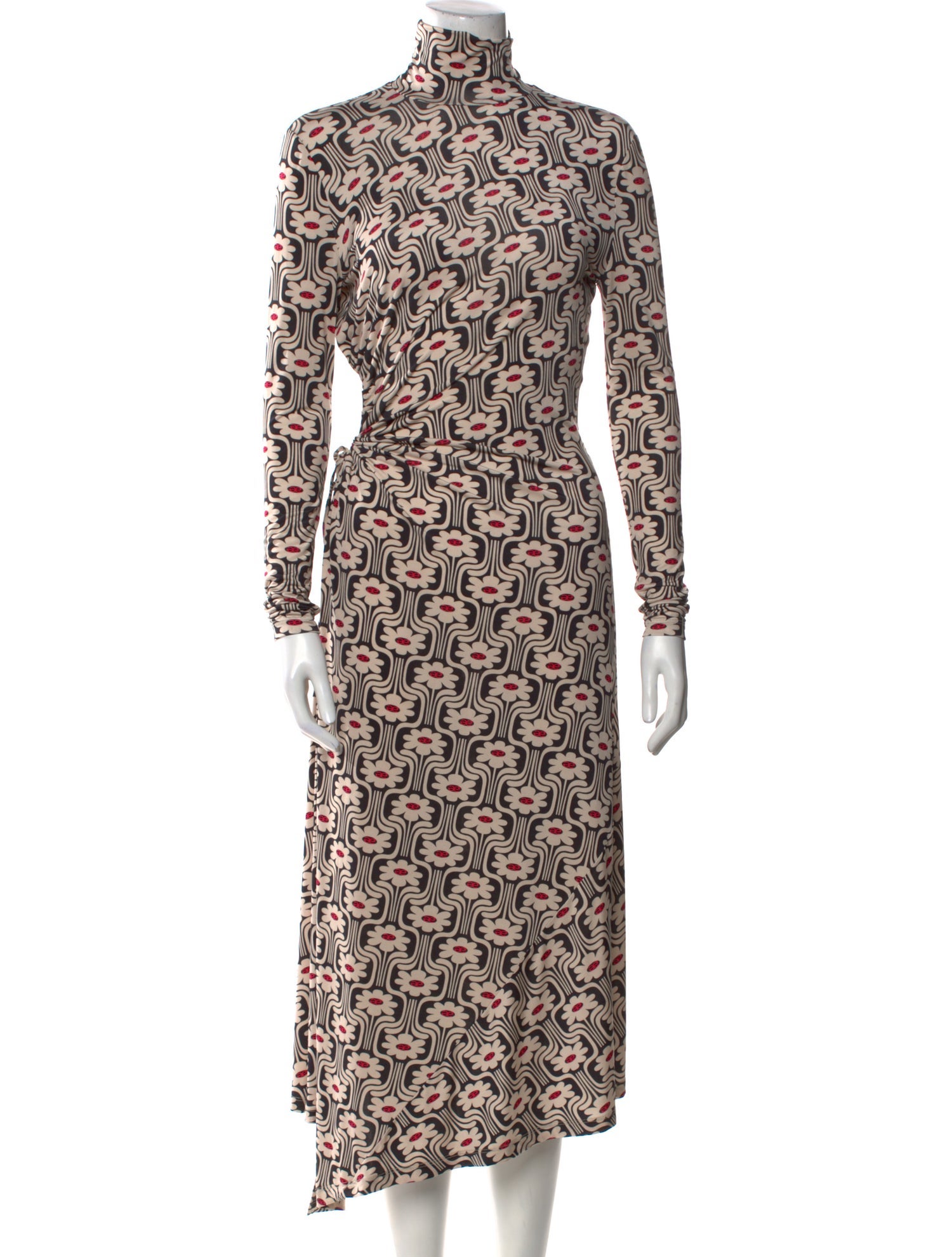Mirae Printed Midi Length Dress