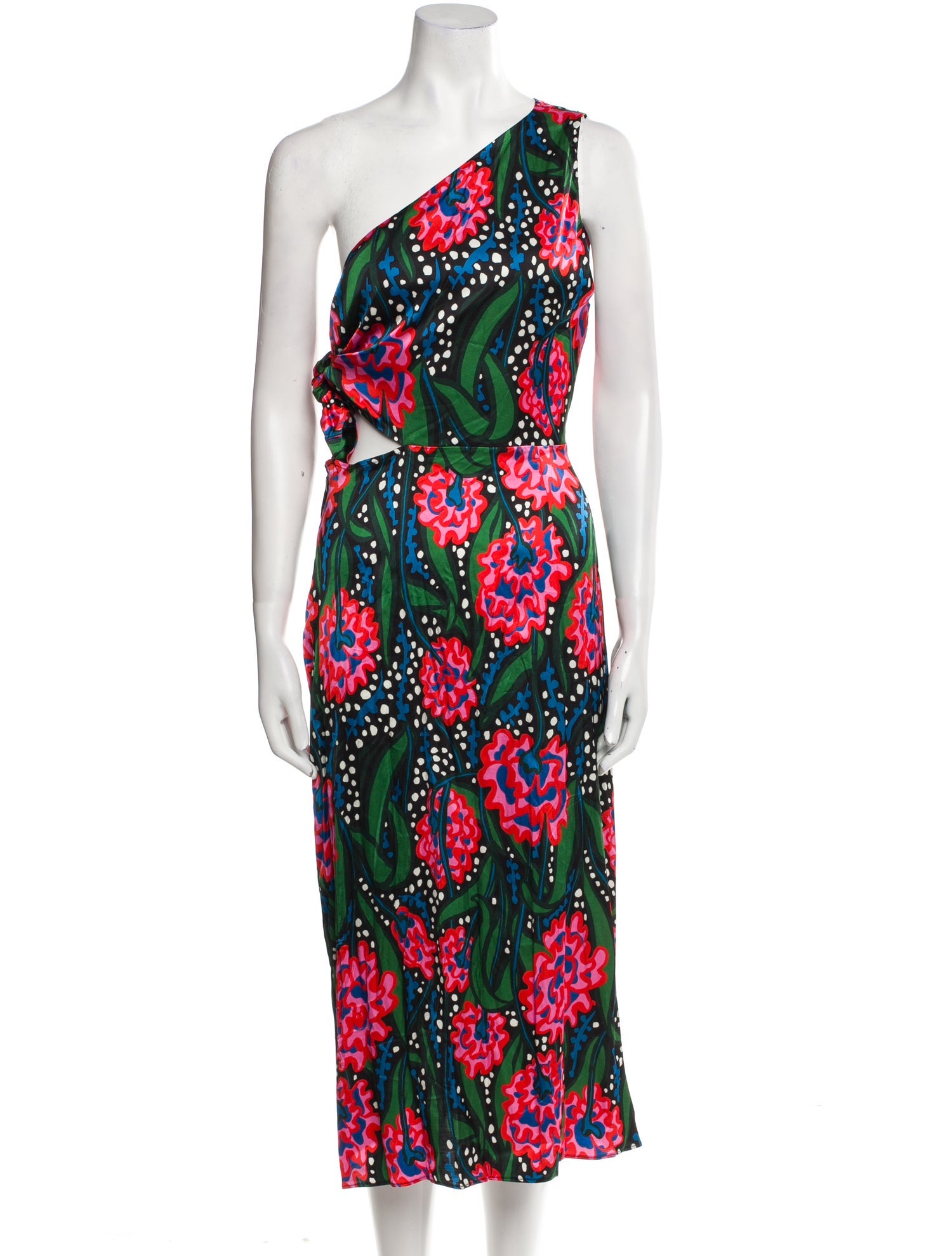 Mirae Floral Print Midi Length Dress