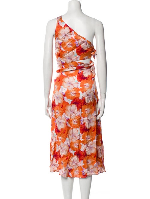Mirae Floral Print Midi Length Dress