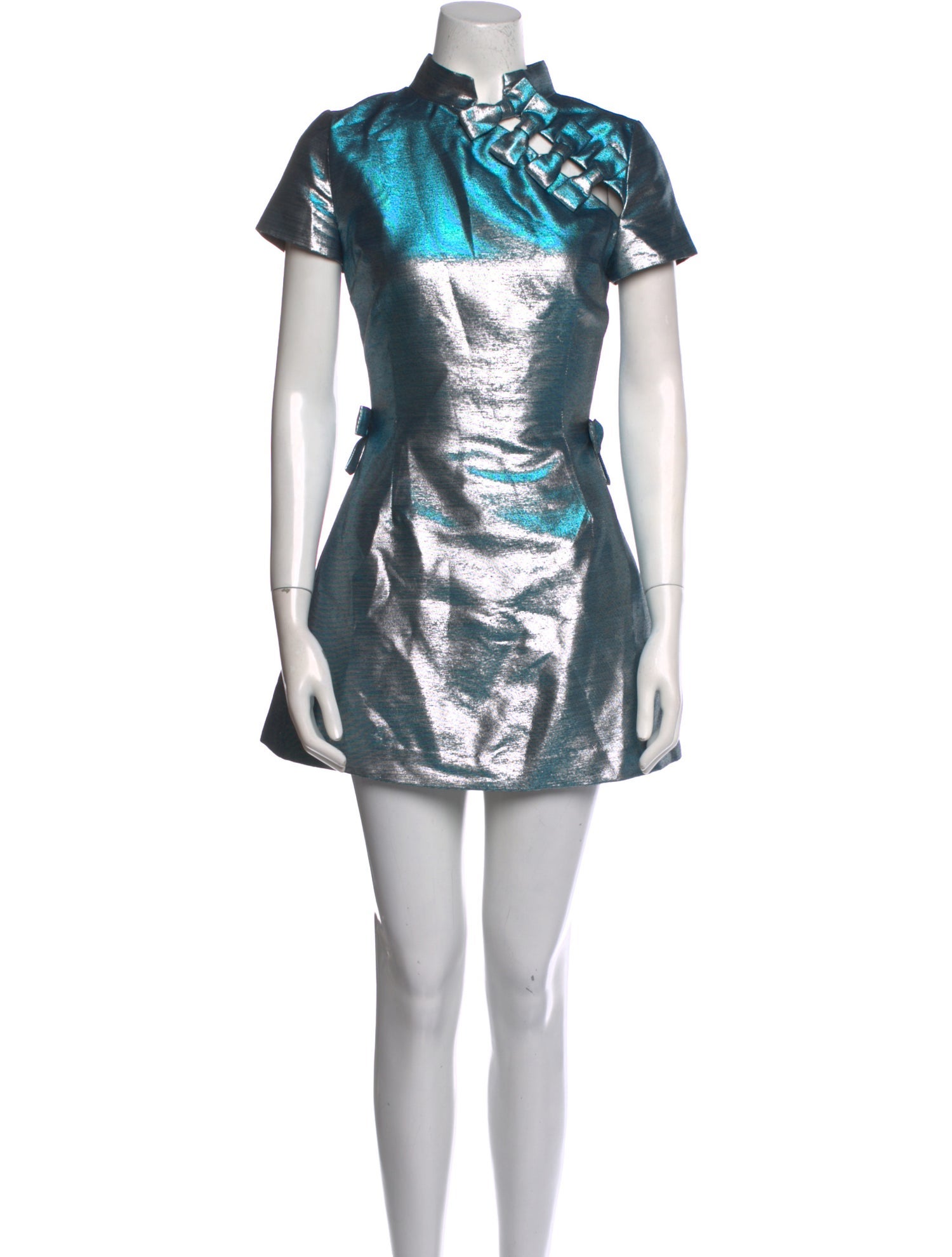 Mirae Mock Neck Mini Dress