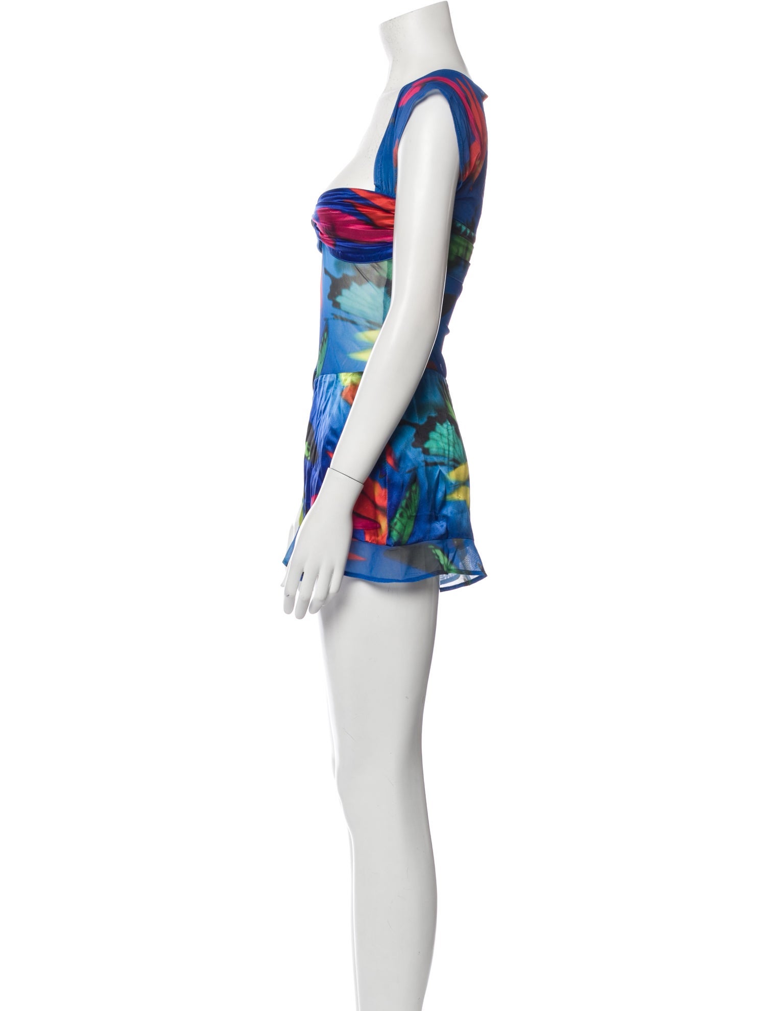 Mirae Silk Printed Romper