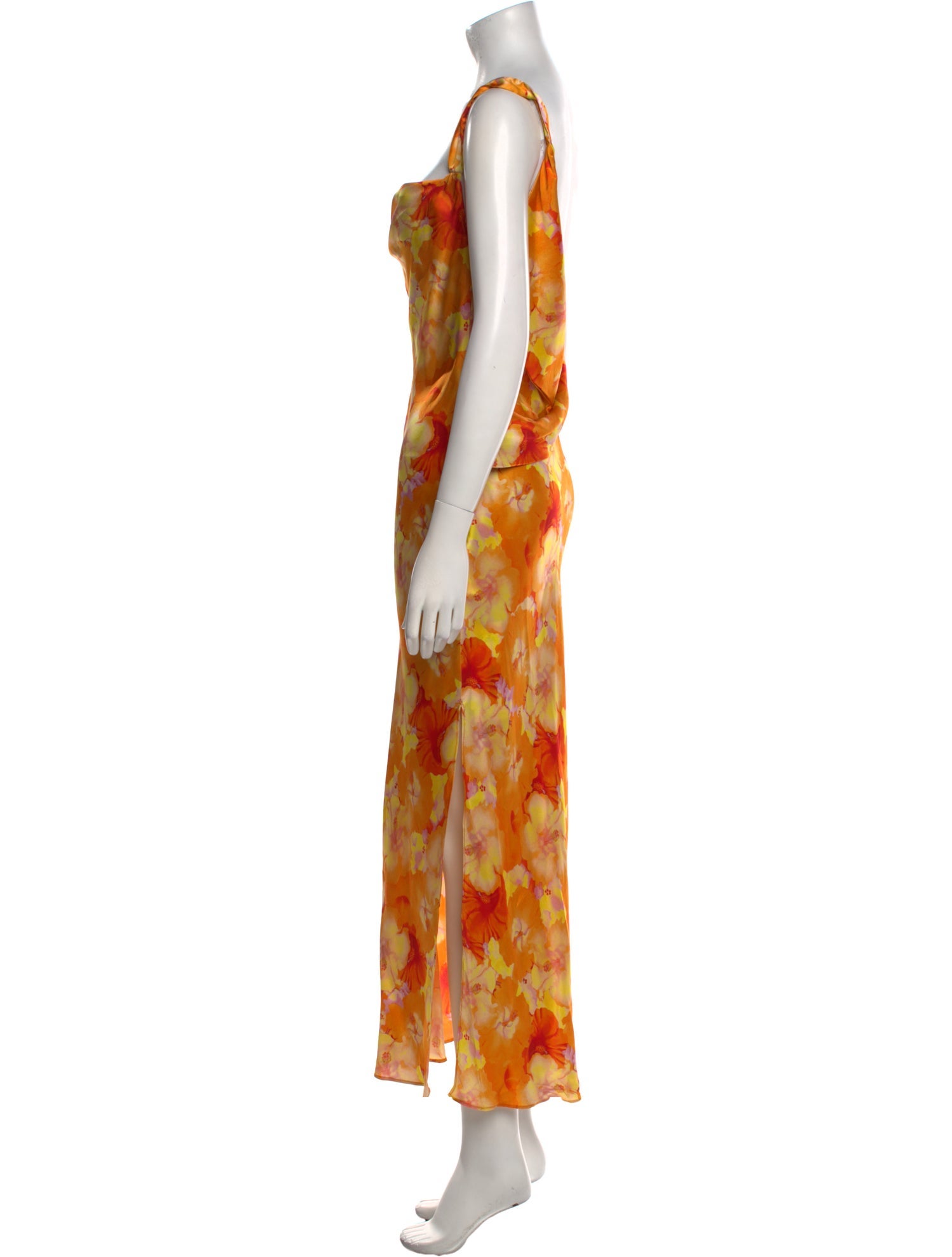 Mirae Silk Long Dress