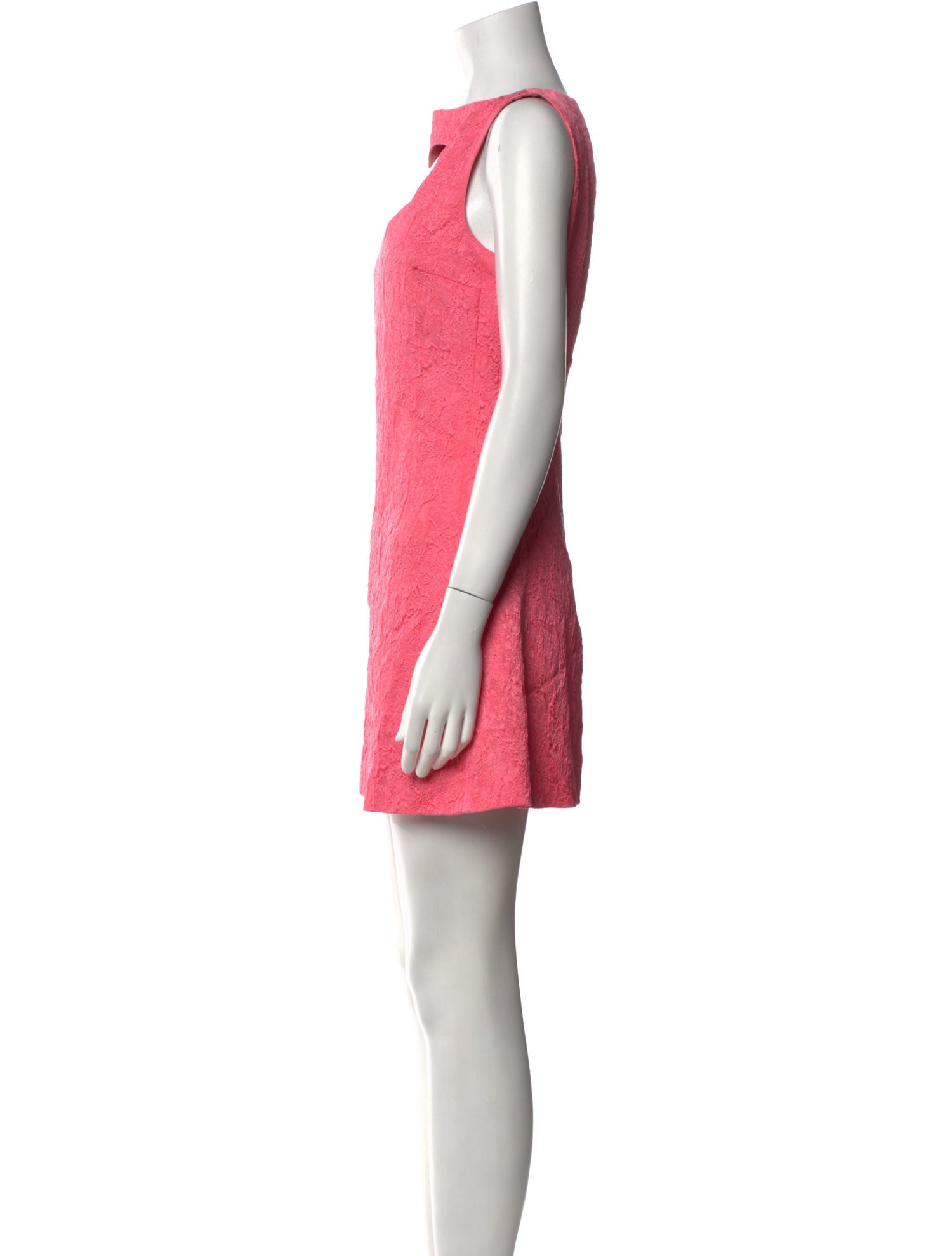 Mirae Bateau Neckline Mini Dress