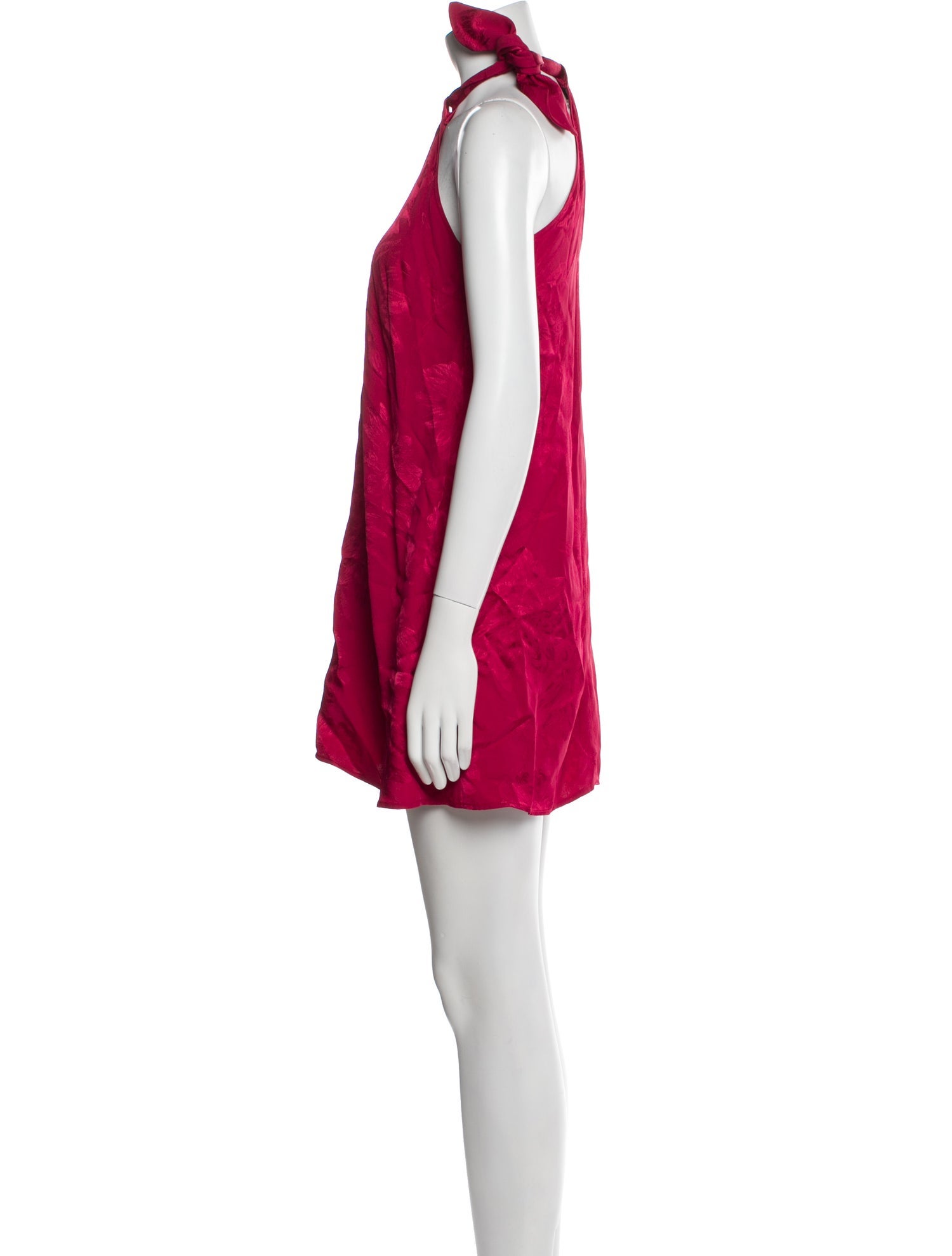 Mirae Halterneck Knee-Length Dress