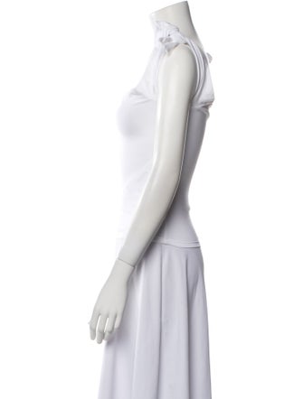 Mirae Square Neckline Sleeveless Crop Top