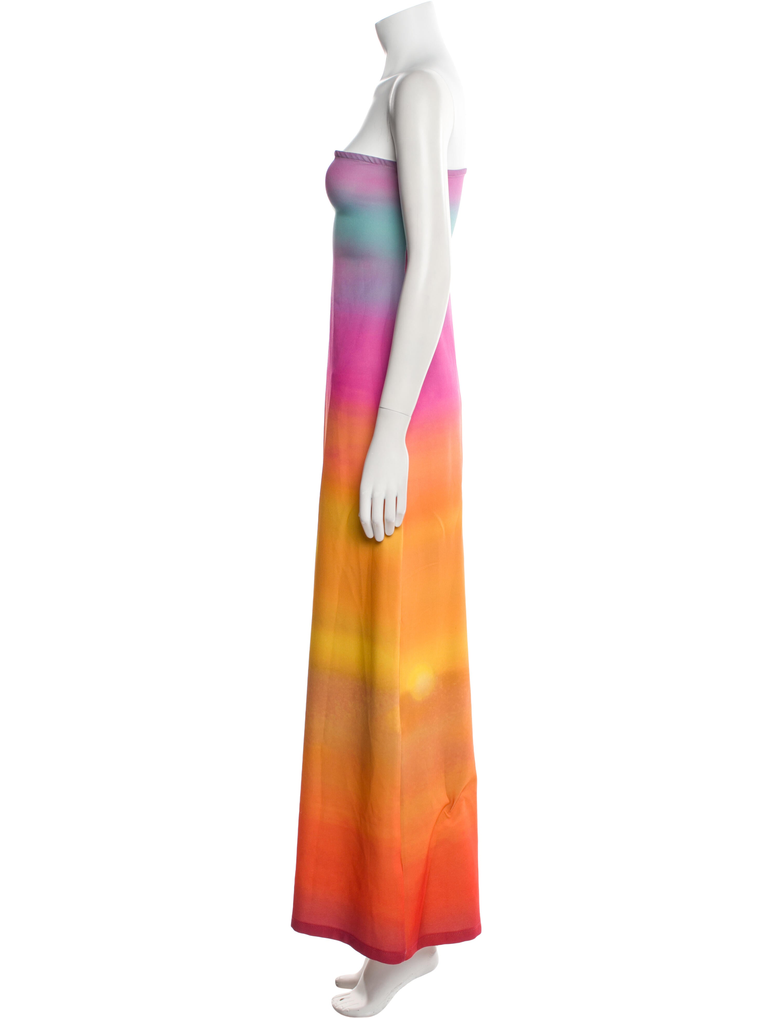 Mirae Tie-Dye Print Long Dress