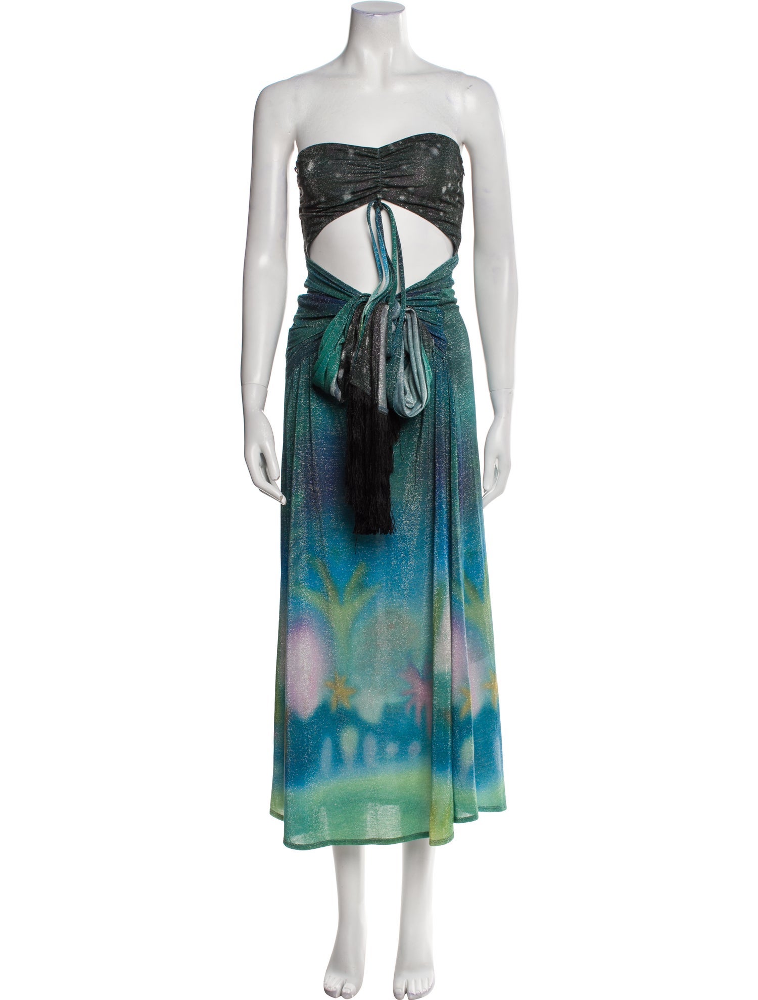 Mirae Printed Midi Length Dress