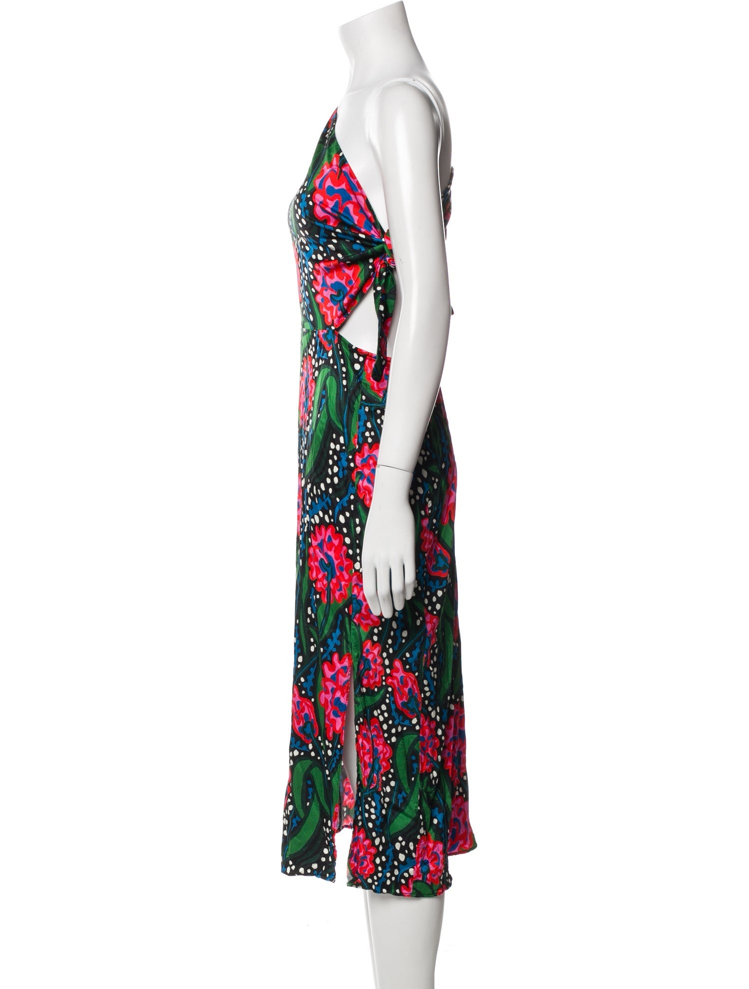 Mirae Floral Print Midi Length Dress