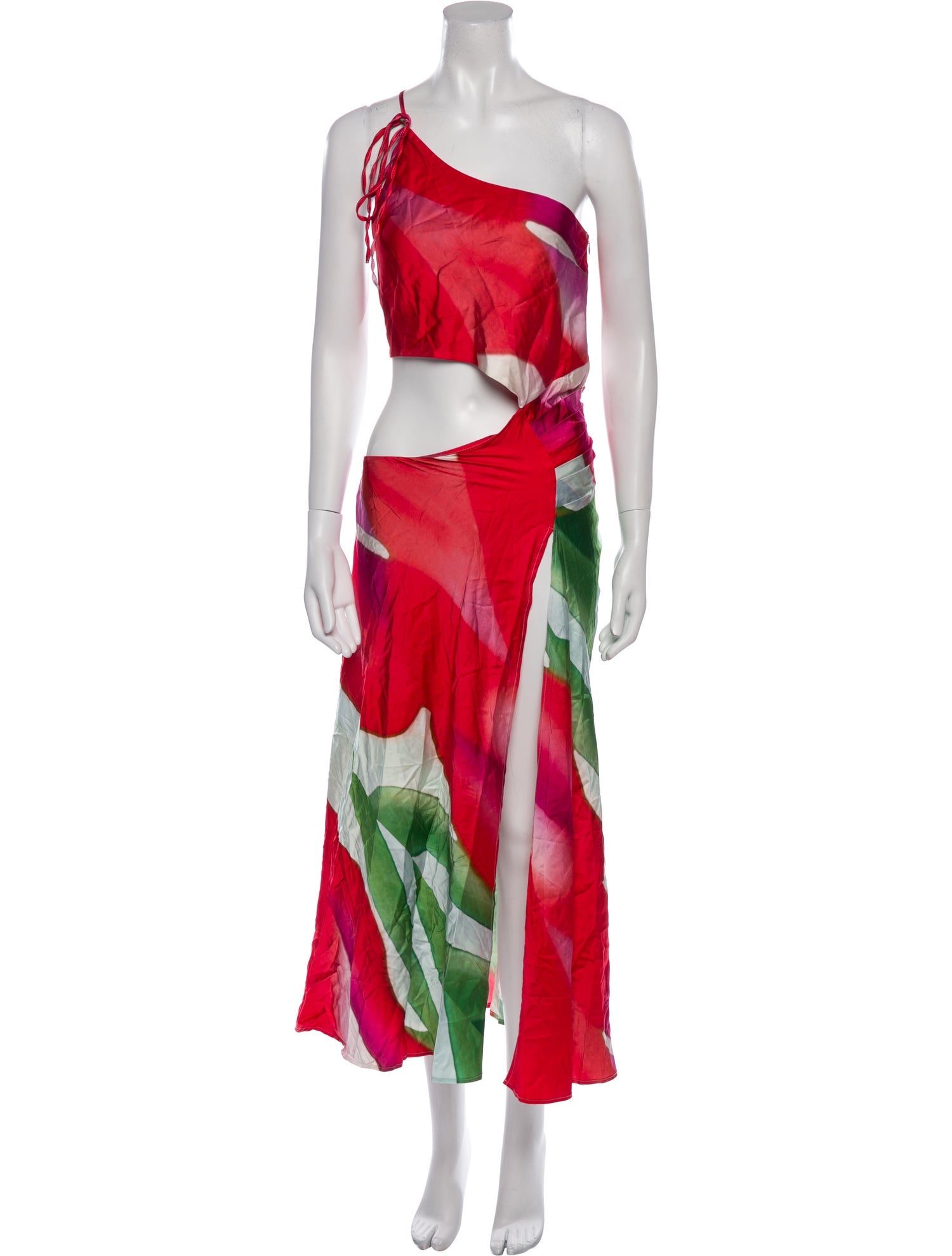 Mirae Printed Long Dress w/ Tags