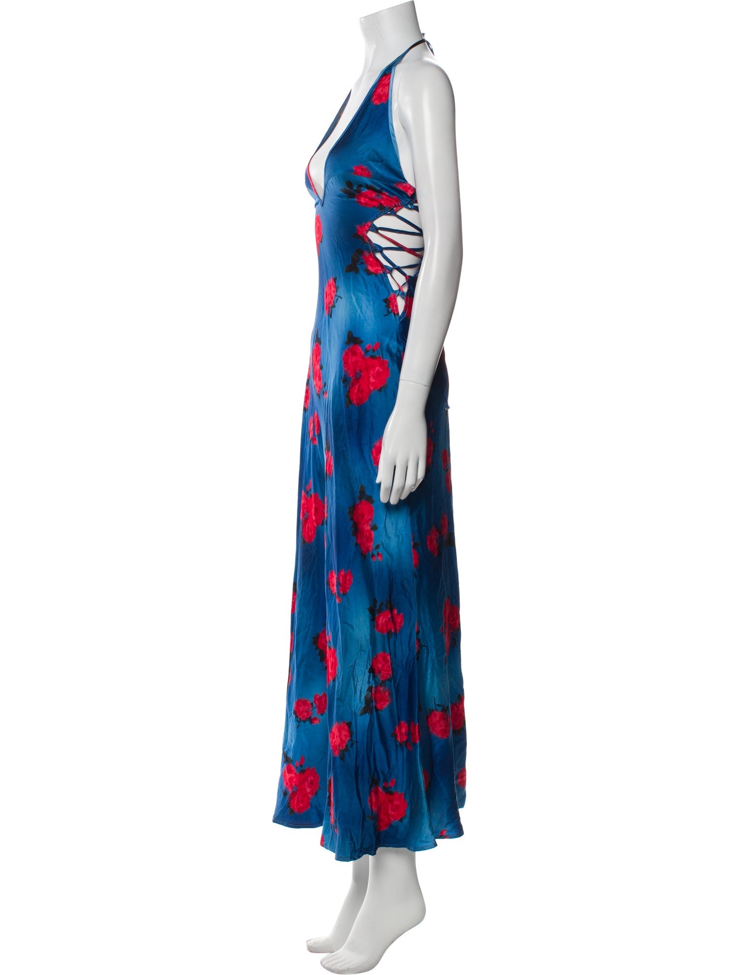 Mirae Floral Print Long Dress w/ Tags