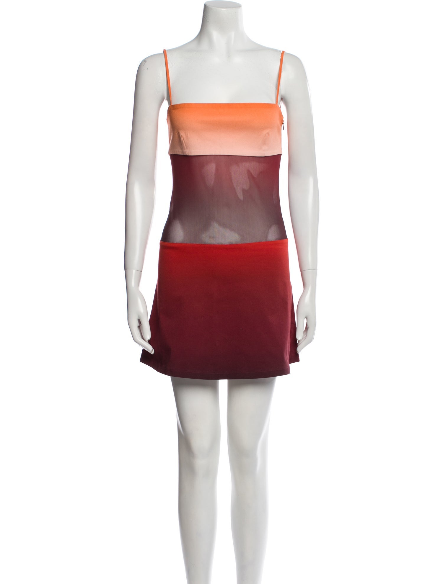 Mirae Colorblock Pattern Mini Dress