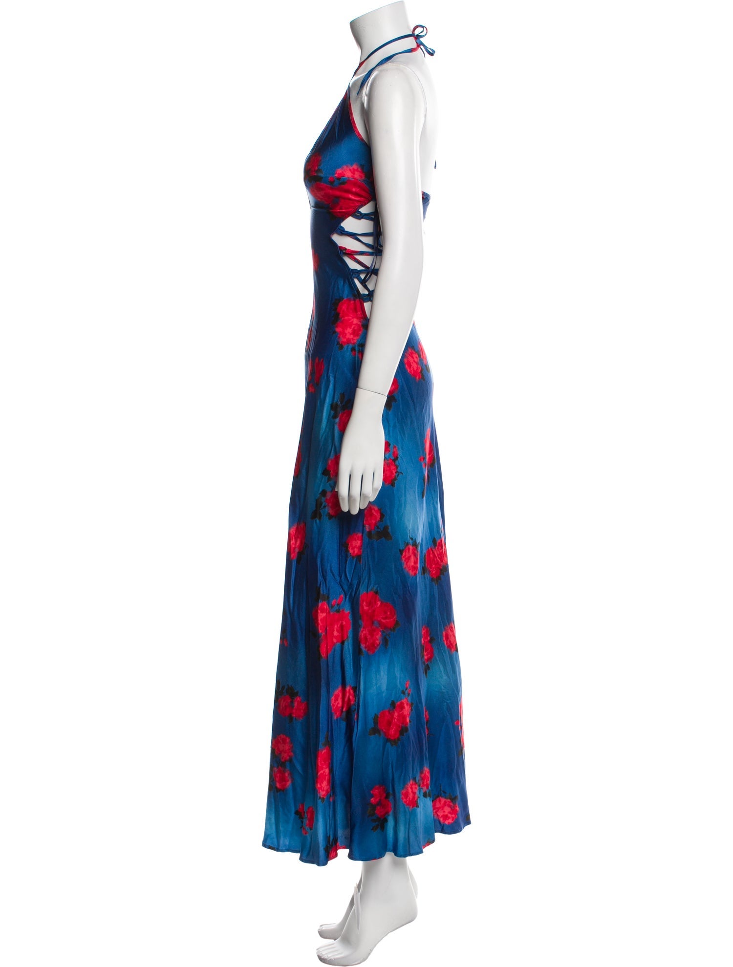 Mirae Floral Print Long Dress w/ Tags