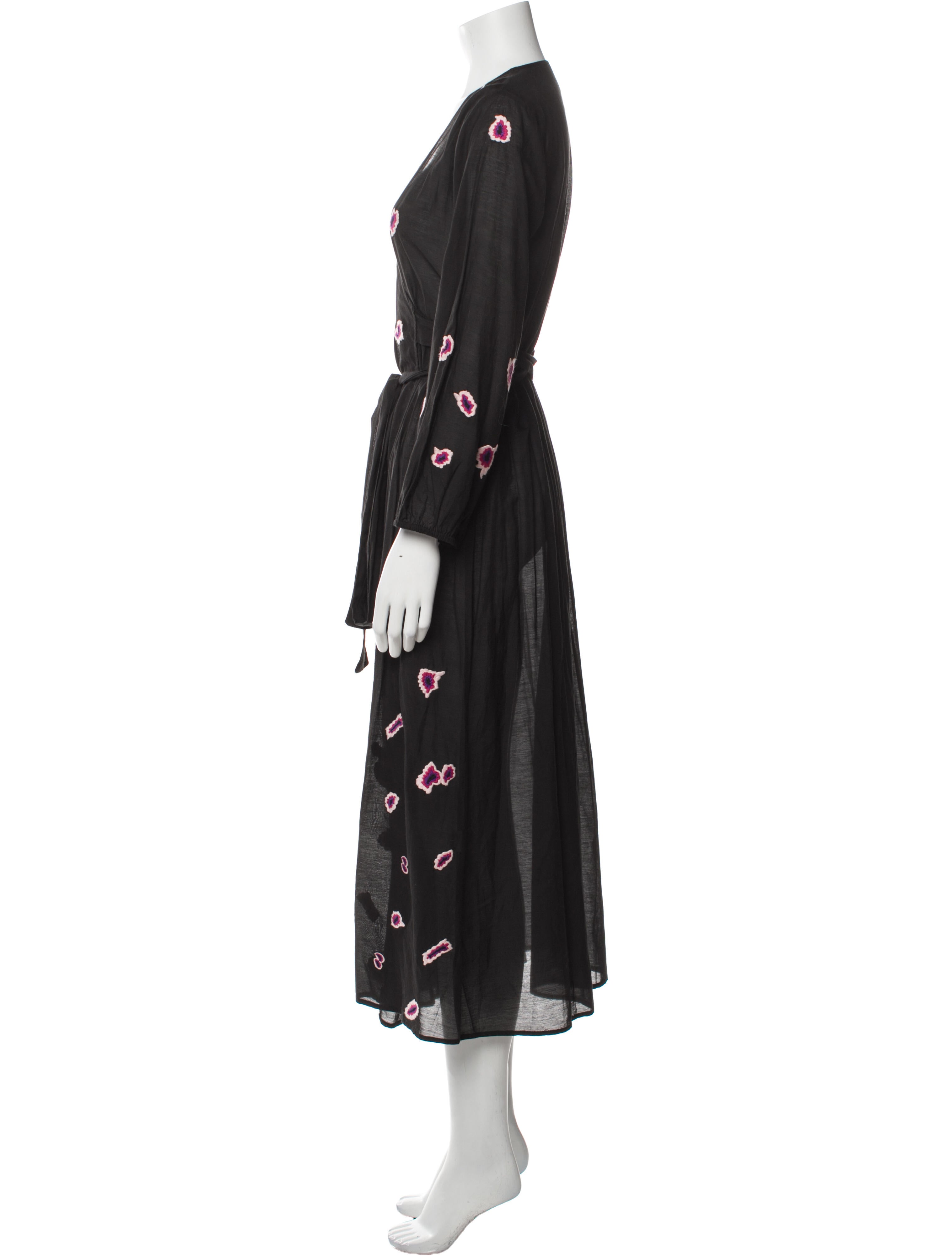 MISA Los Angeles Floral Print Long Dress