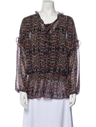 MISA Los Angeles Printed Mini Dress