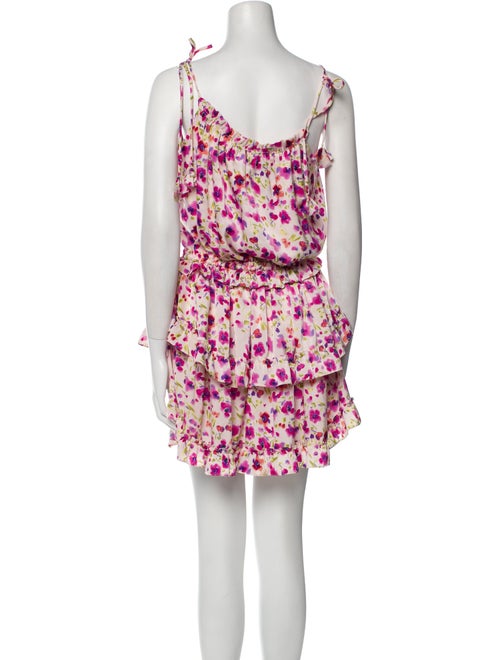 MISA Los Angeles Floral Print Mini Dress