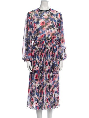 Misa Los Angeles Dresses Floral Print Long Dress S