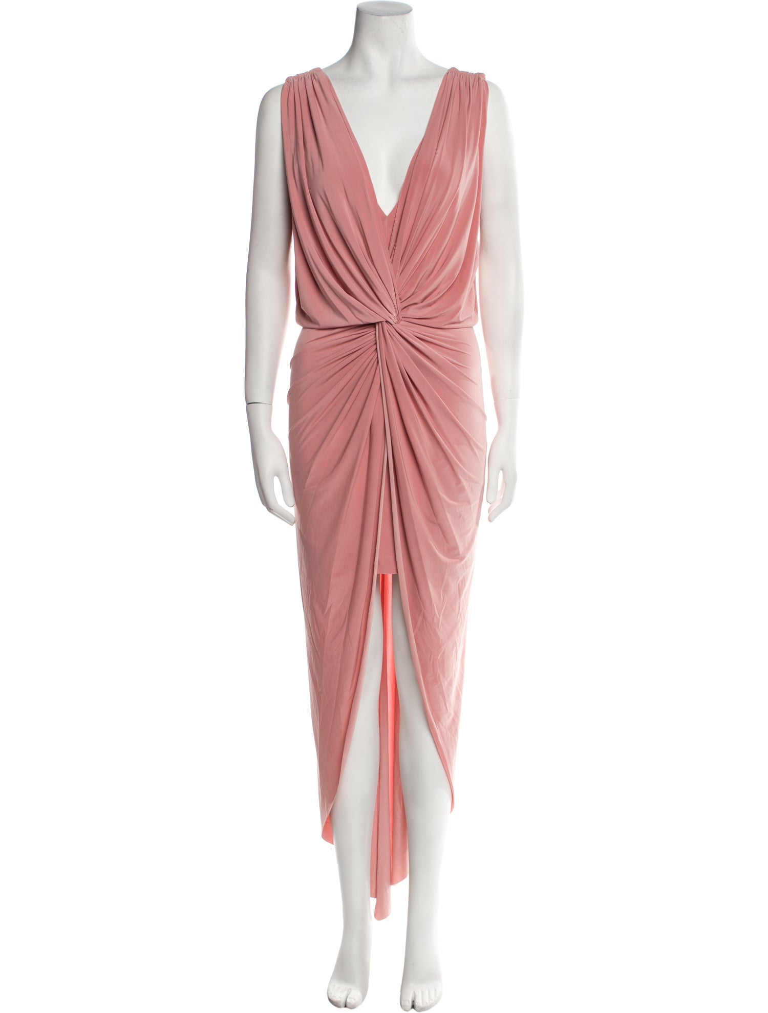 MISA Los Angeles V-Neck Long Dress w/ Tags