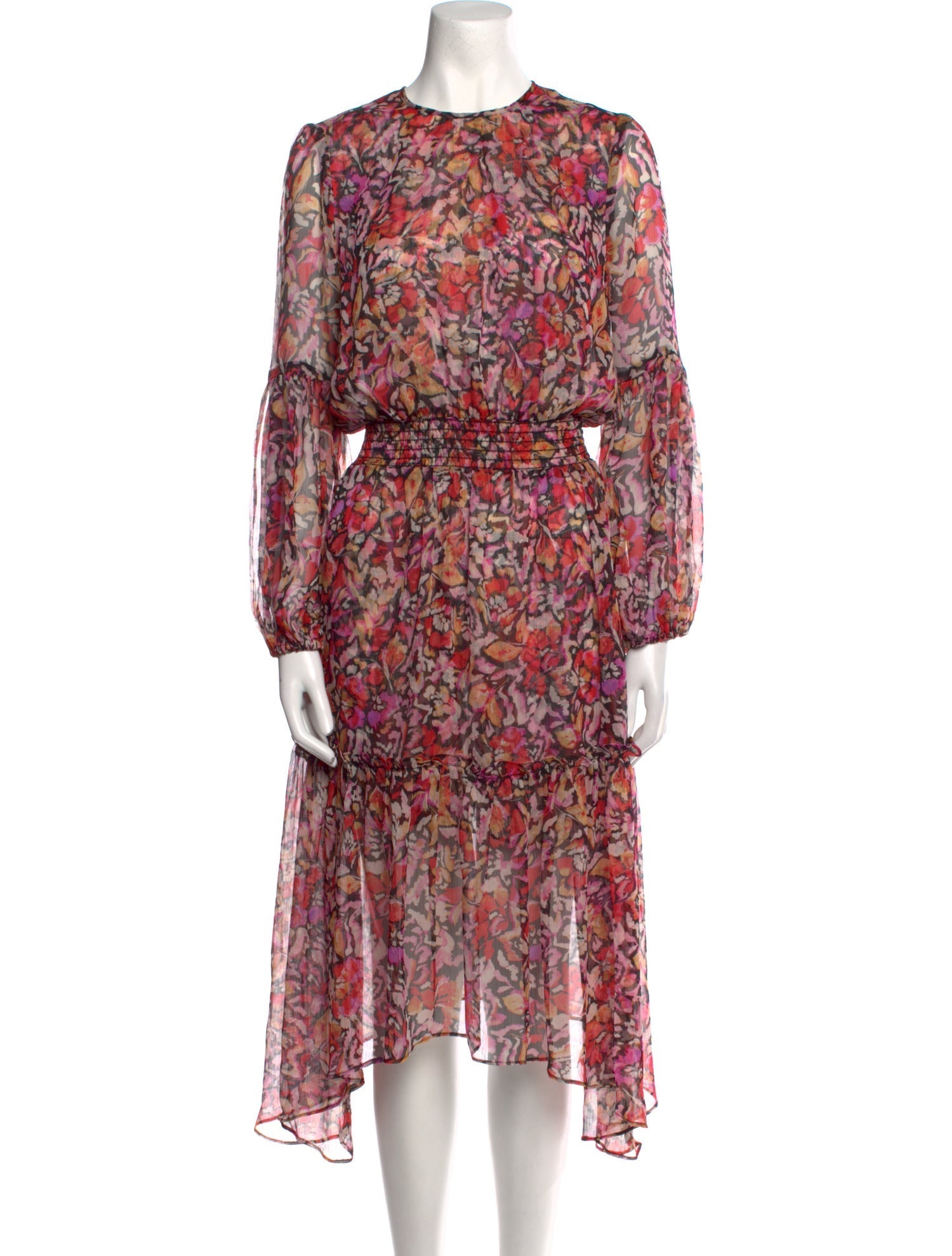 MISA Los Angeles Printed Long Dress w/ Tags