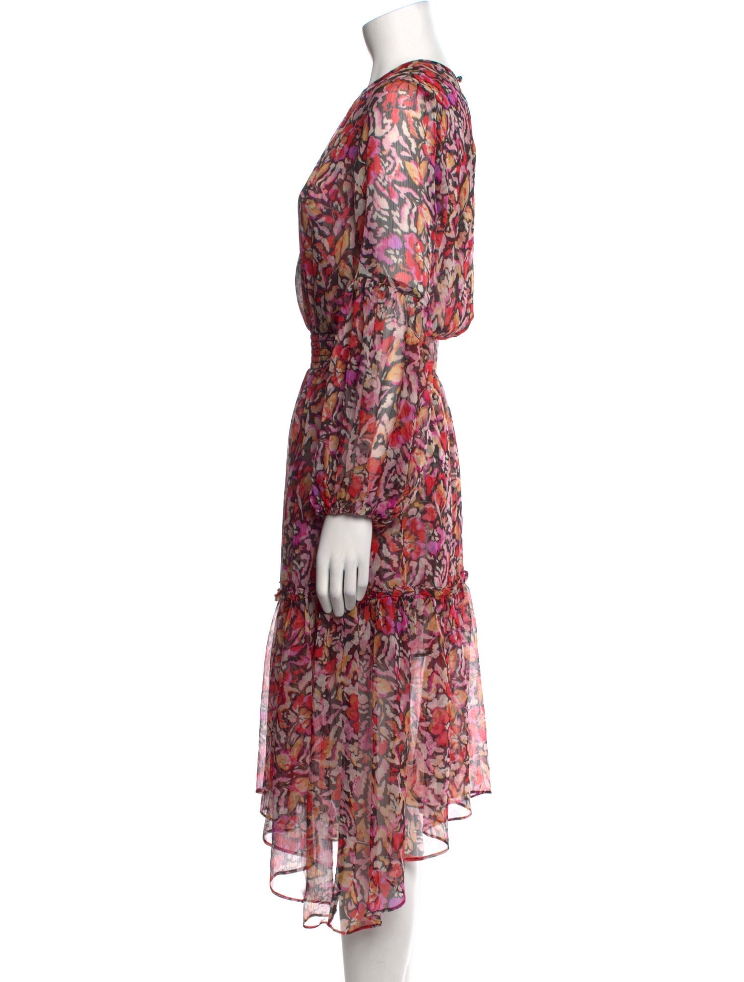 MISA Los Angeles Printed Long Dress w/ Tags