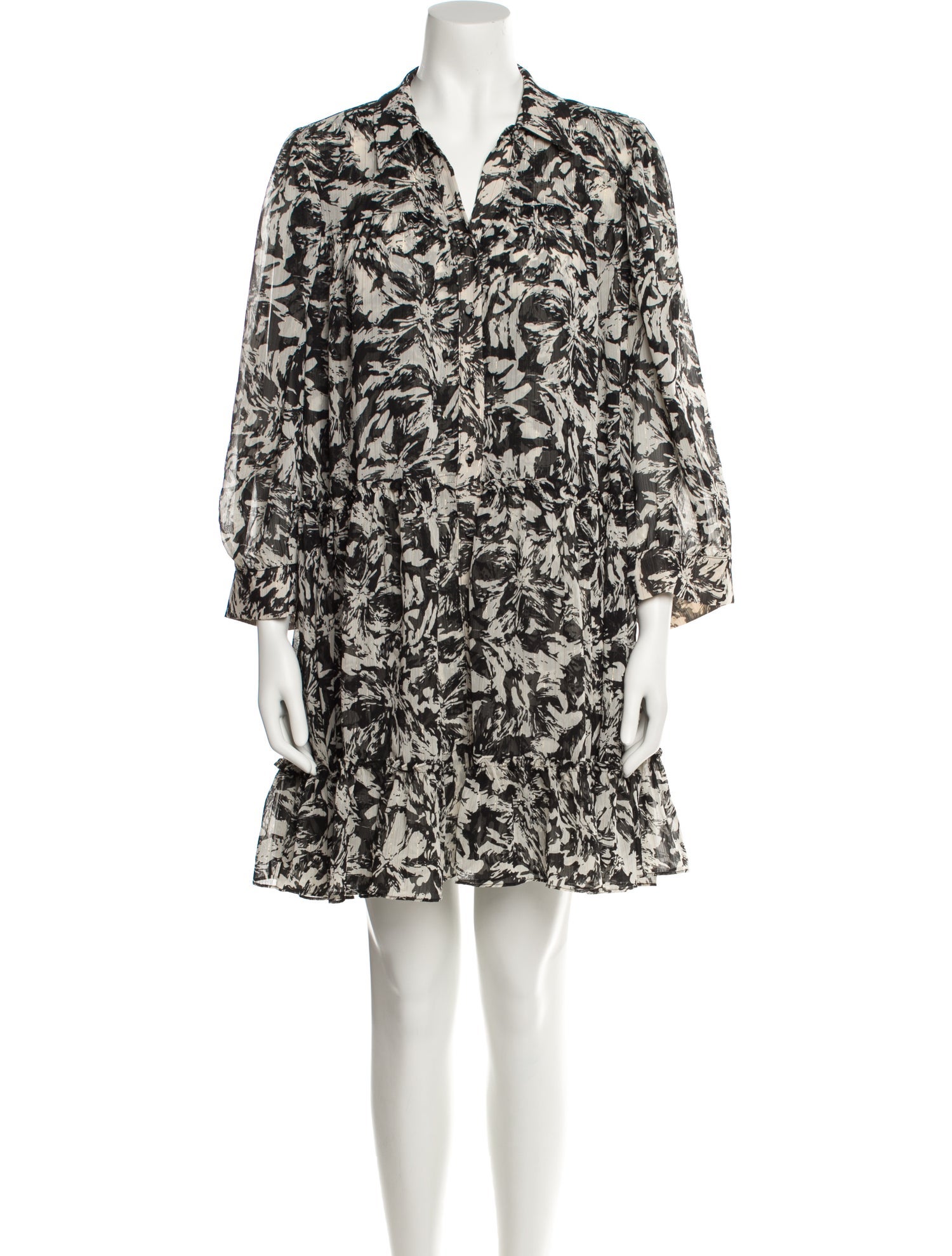 MISA Los Angeles Floral Print Mini Dress w/ Tags