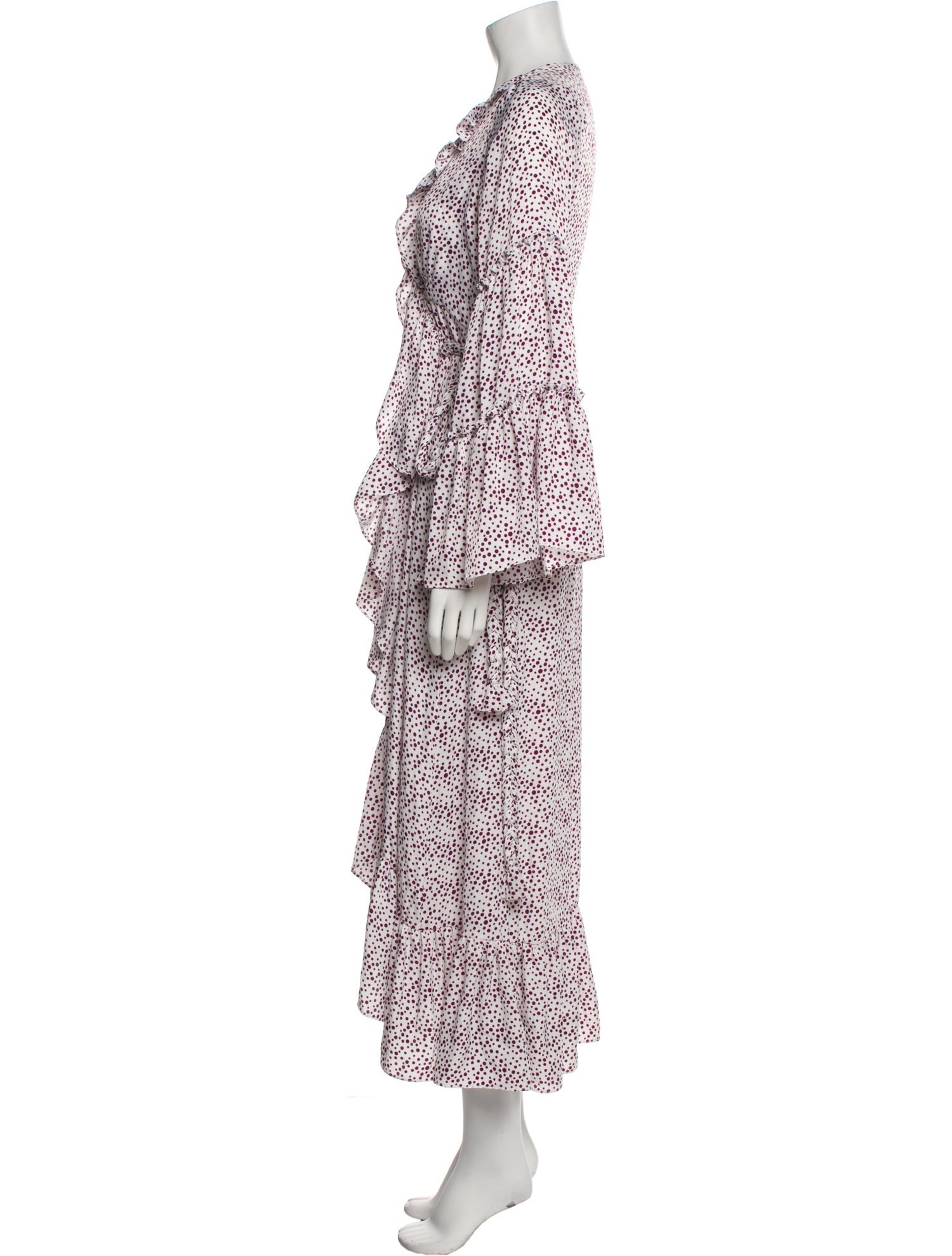 MISA Los Angeles Floral Print Long Dress