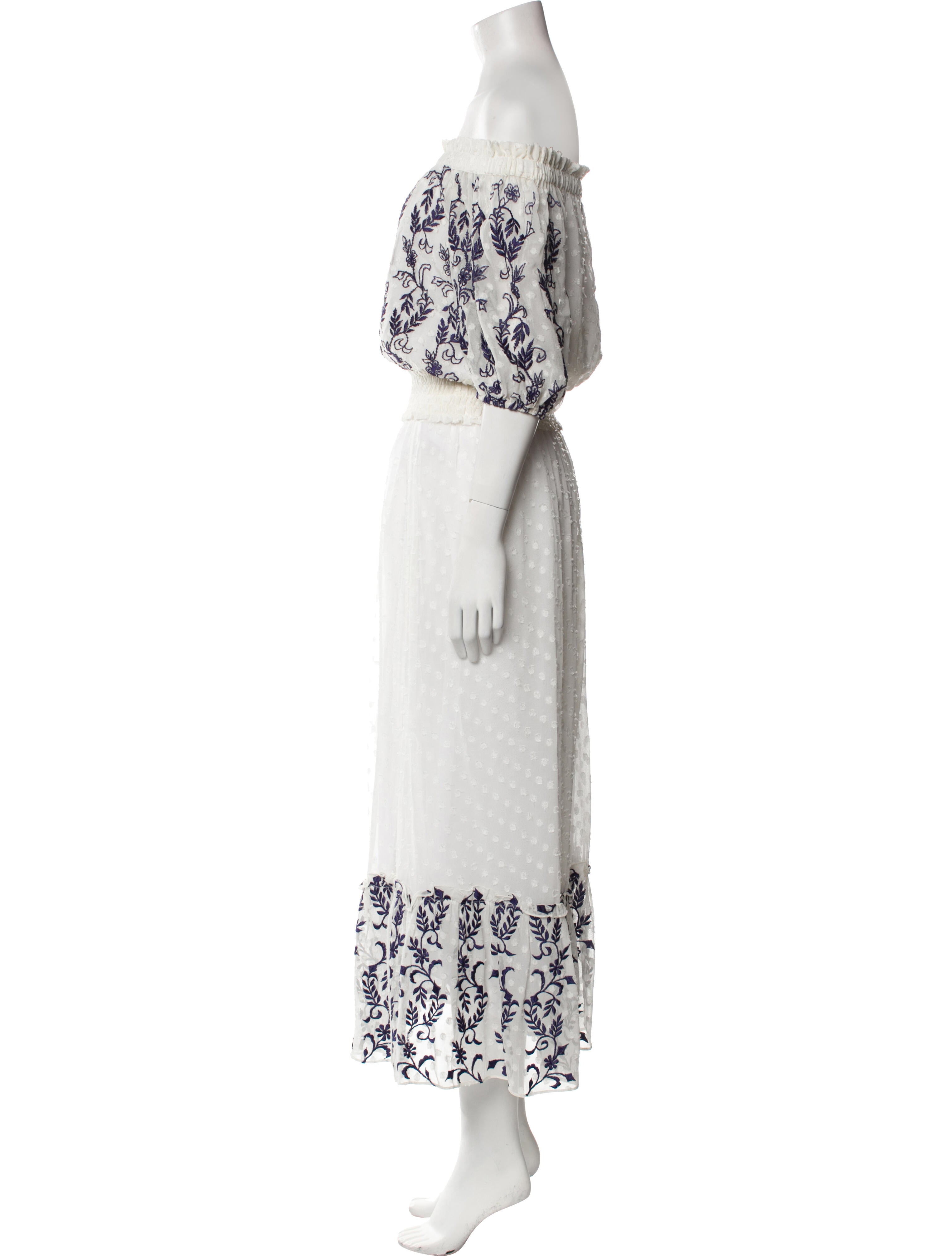 MISA Los Angeles Lace Pattern Skirt Set