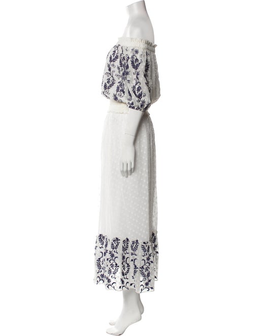 MISA Los Angeles Lace Pattern Skirt Set