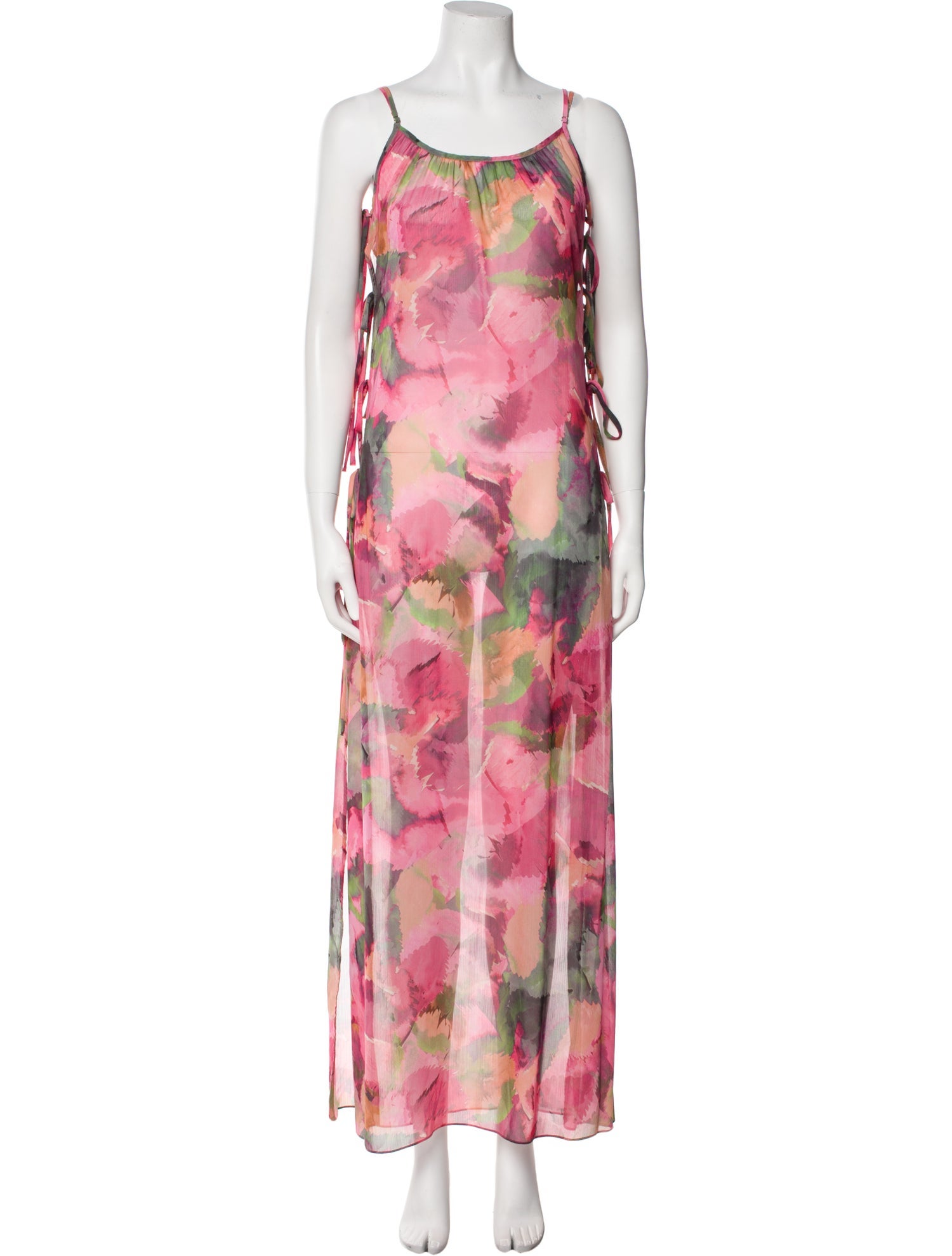 MISA Los Angeles Tie-Dye Print Long Dress w/ Tags