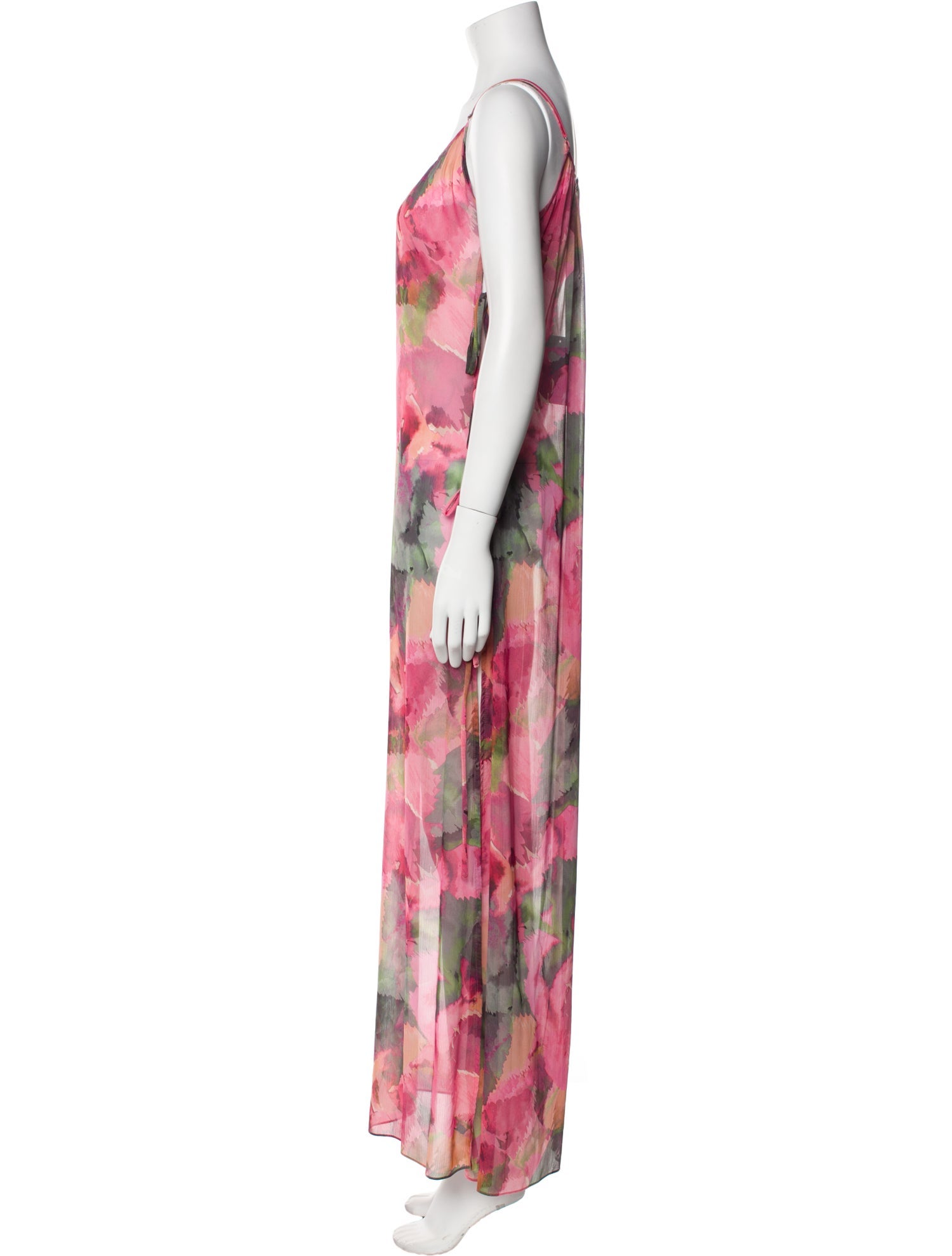 MISA Los Angeles Tie-Dye Print Long Dress w/ Tags