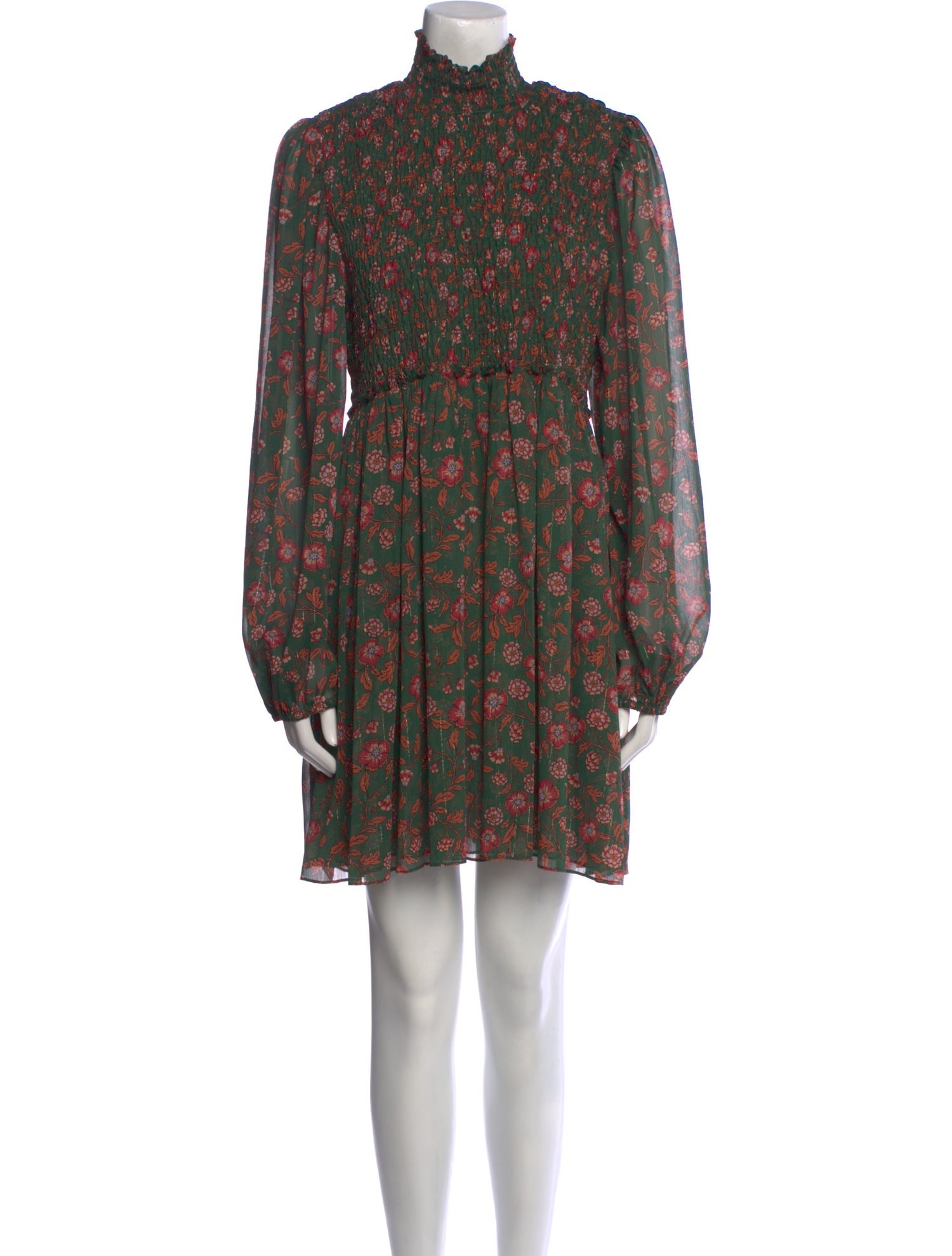 MISA Los Angeles Floral Print Mini Dress