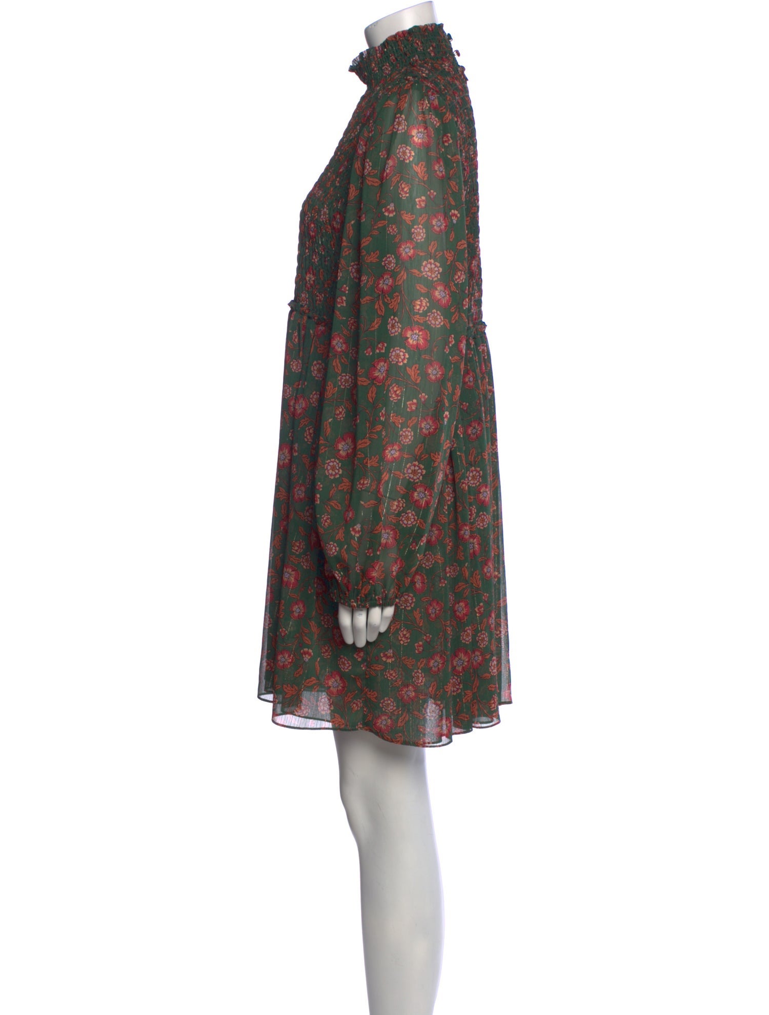 MISA Los Angeles Floral Print Mini Dress