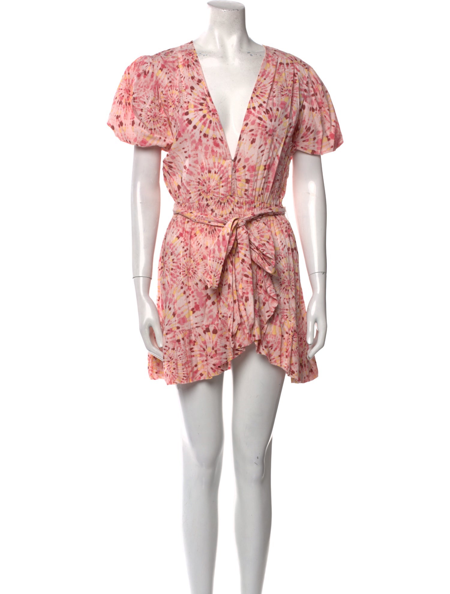 MISA Los Angeles Floral Print Mini Dress